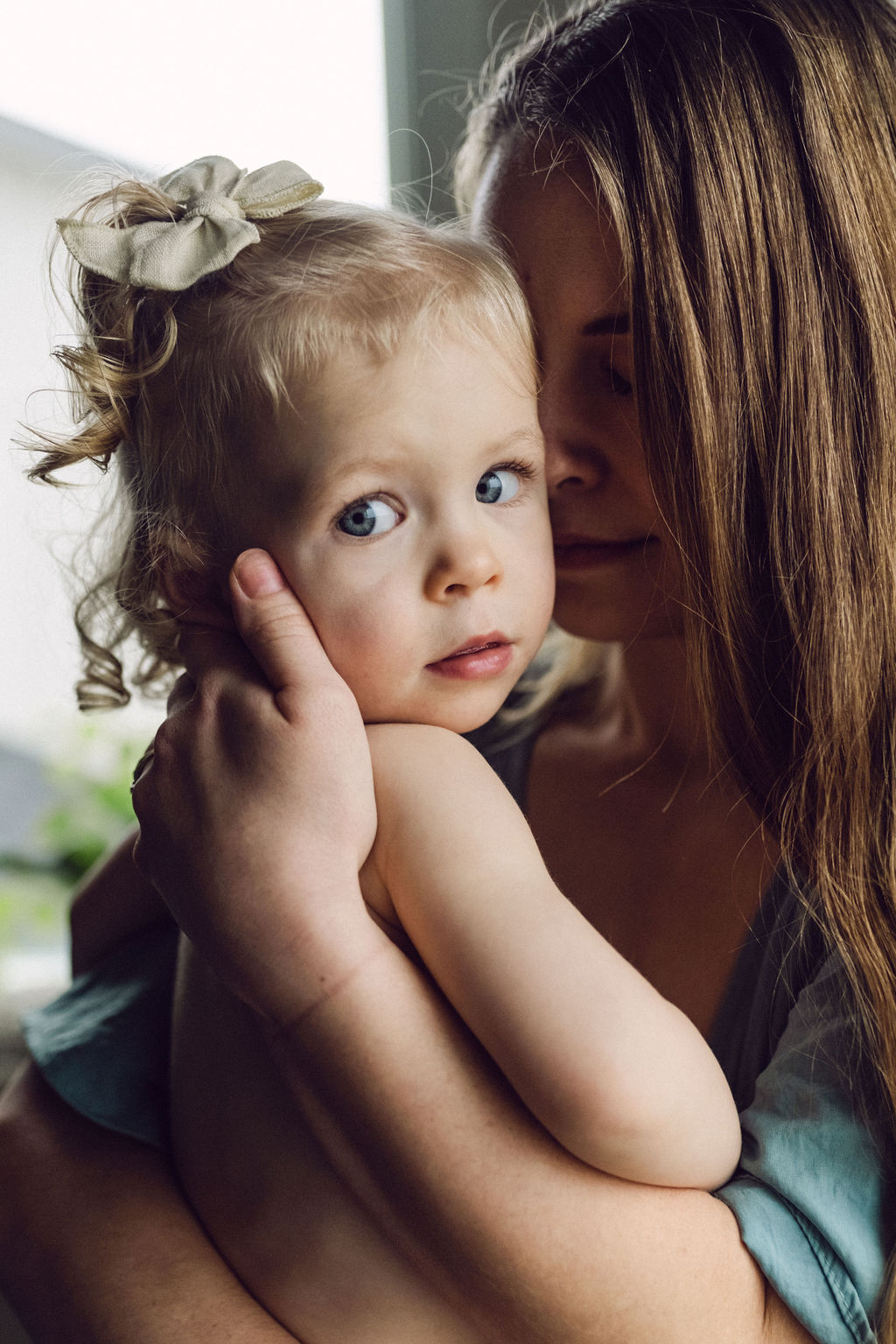mother, baby connection, photography, boise idaho